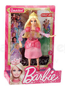Mattel Barbie Small Doll Barbie Princesses Genevieve Doll Art. V7050