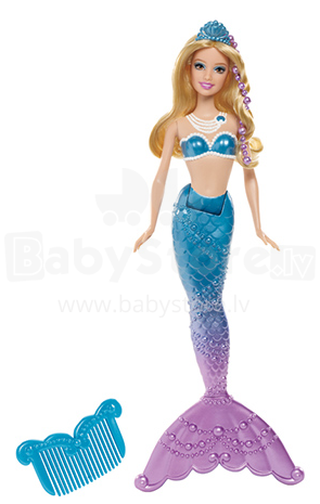 Mattel Barbie The Pearl Princess Mermaid Doll - Blue Art. BDB47