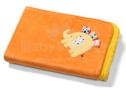 BabyOno Art. 1401/06 Мягкое двухсторонее одеяло-пледик из микрофибры с 3D аппликацией