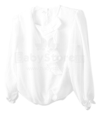 School Wear Нарядная белая блузка (школьная форма)