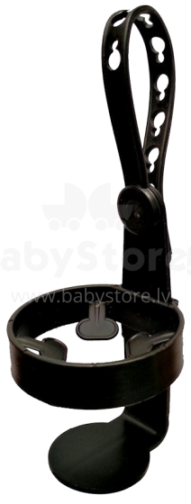 UniBaby Universal Cups Holder for Strollers  Art.50 Black   Универсальный держатель для бутылочки