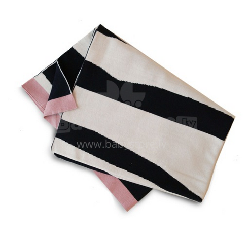 Elodie Details Cotton Knitted Blanket - Zebra Sunshine
