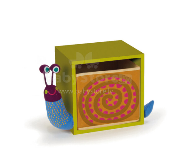 Oops Snail 70003.13 Mushee Happy Bedroom  Детская  стильная тумбочка, ящик для игрушек green