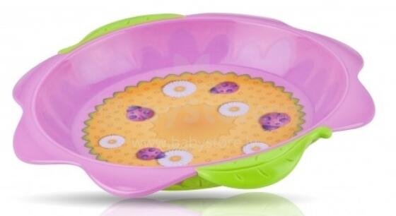 Nuby  Flower  Plate Art.22025 Bērnu škivis Puķe