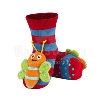 Soxo Art.63430  Infant socks with rattle 0-24m.