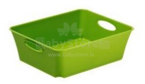 Rotho Living C6 Art.250013 Smilšu trauks, zaļš 18.6x15.1x6 cm