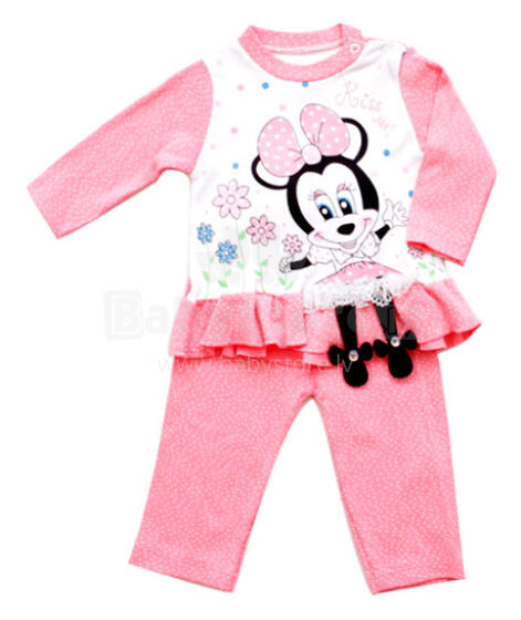 BebeKids Minnie Pink Стильный Комплект Туника + Леггинсы