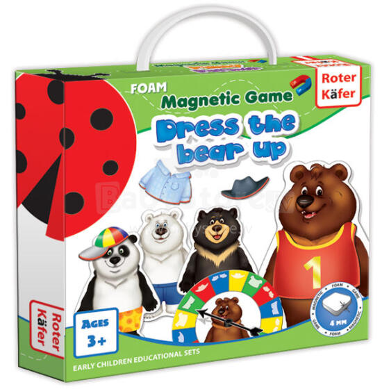 Roter Käfer Art.RK3203-01 Magnētiskā spēle Saģērbt lāci (Vladi Toys)