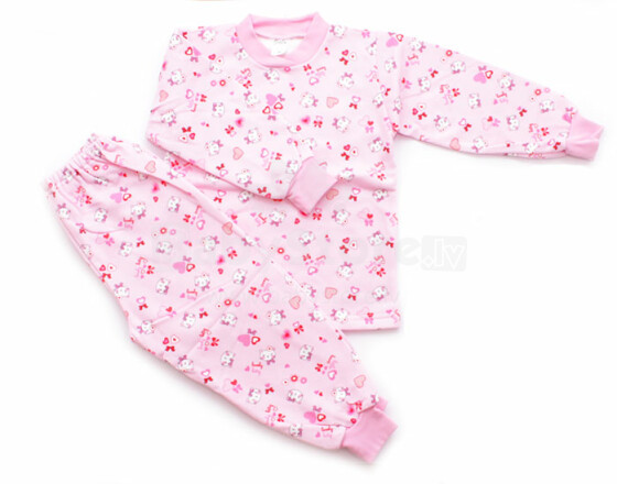 Galatex Art.81880 Lovely Kitty Pink Детская хлопковая пижамка