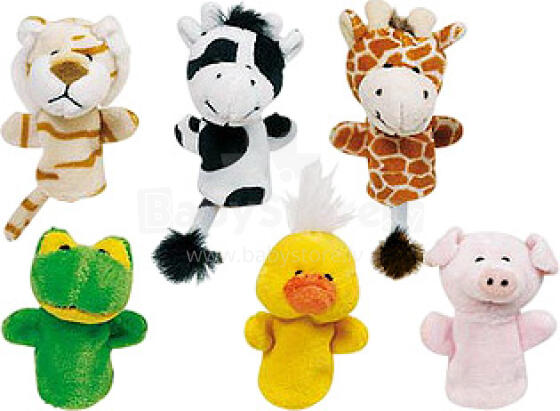 Goki VG15418 Fingerpuppet animals