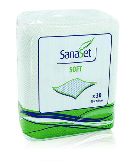 SanaSet Vienreiz-lietojamie autiņi, 30gb 60x90 cm