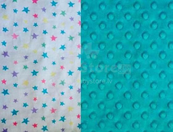 La Millou Art. 84328 Seatbelt Cover Rainbow Stars&Teal Drošības jostas apvalki