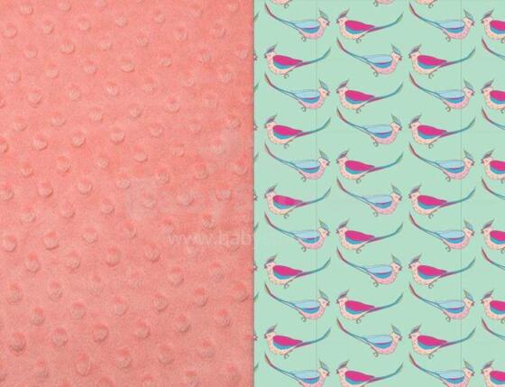 La Millou By Magdalena Rozczka Art. 84334 Seatbelt Cover Maggie Rose Birds&Coral Drošības jostas apvalki