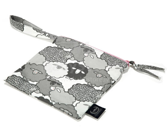 La Millou Art. 84361 Travel Bag Compact Size Graphite Sheep Family
