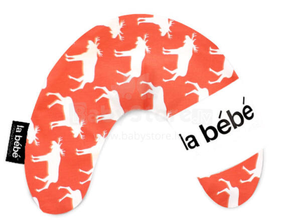 La Bebe™ Mimi Nursing Cotton Pillow Art.24000 Oranž põder reisipadi suurusega 19 x 46cm