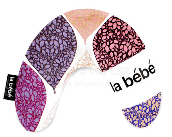La Bebe™ Mimi Nursing Cotton Pillow Art.35602 Deco lilla reisipadi suurusega 19 x 46cm