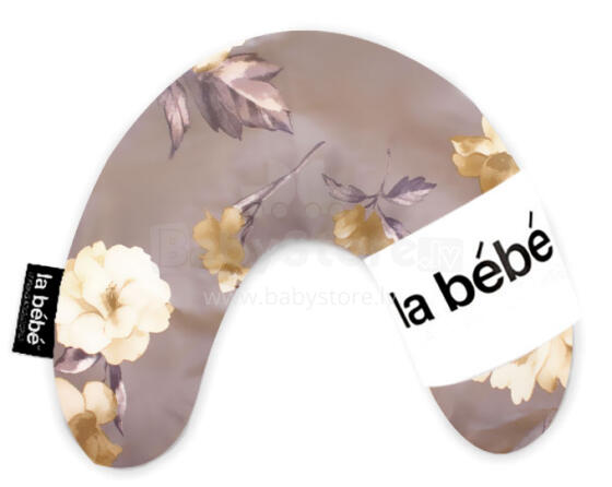 La Bebe™ Mimi Nursing Cotton Pillow Art.3313 Roosidega pastelne hall reisipadi suuruses 19 x 46cm