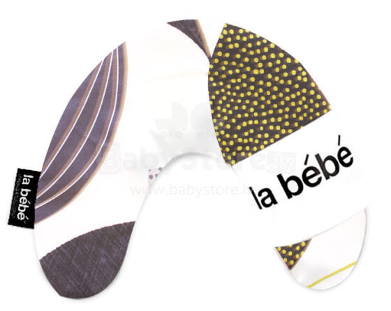 La Bebe™ Mimi Nursing Cotton Pillow Art.15802 Deco Green/Purple Pakaviņš spilventiņš 19x46cm