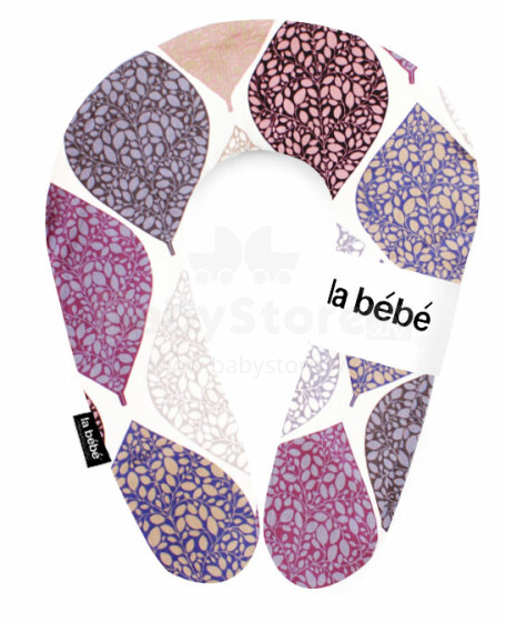 La Bebe™ Snug Cotton Nursing Maternity Pillow Art.9418 Deco Purple