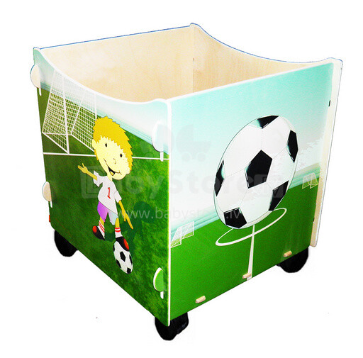 WoodyGoody Art. 21048 Ящик для игрушек 'Футбол'