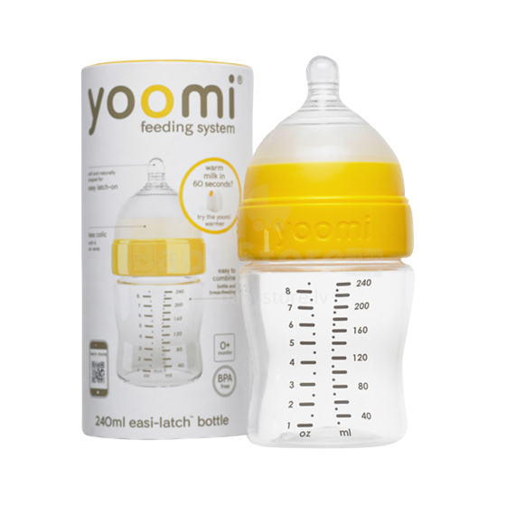 Yoomi Feeding System Art.85903 Детская бутылочка для кормления малыша,240мл