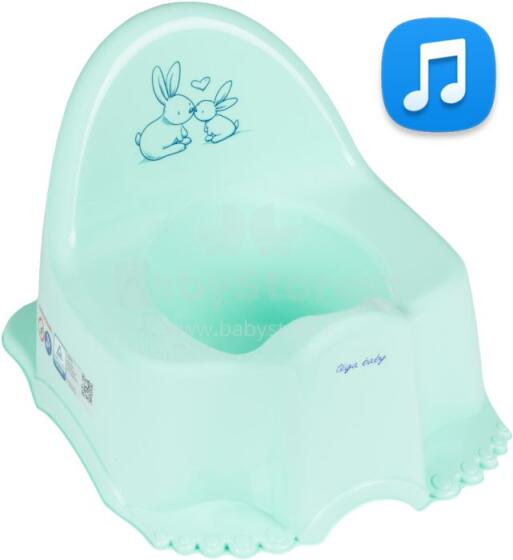 Tega Baby Eco Rabbits Art.PO-059-105 Baby potty musical