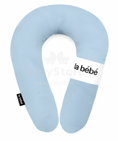 La Bebe™ Snug Cotton Nursing Maternity Pillow Art.15740 Plane Blue 20*70cm
