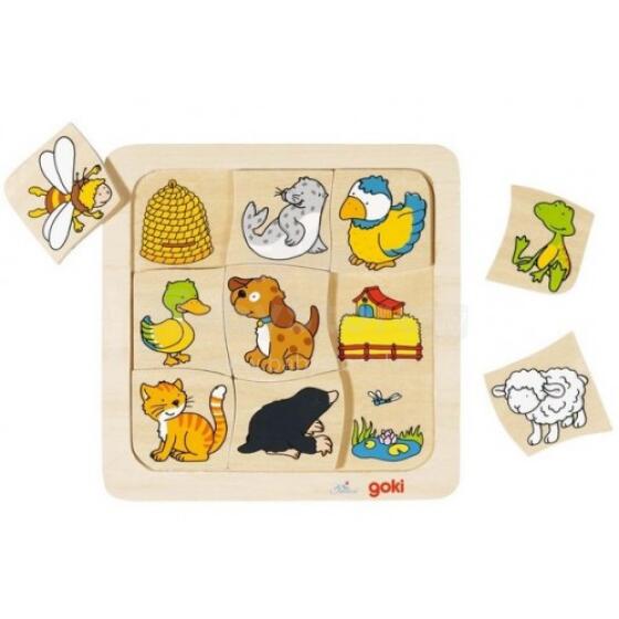 Goki Art.56881 Puidust pusle Kes kus elab