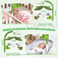 Kidsworld Baby Mobile Babybett Art.101083 Muusikaline karussell pehmete mänguasjadega