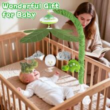 Kidsworld Baby Mobile Babybett Art.101083 Muusikaline karussell pehmete mänguasjadega