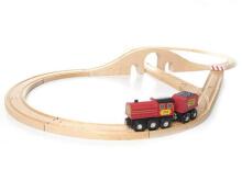 Melissa&Doug 8 Figure Train Set Art.10703  Puidust raudtee