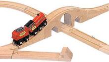 Melissa&Doug 8 Figure Train Set Art.10703  Puidust raudtee
