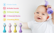 Alilo Smart Hare R1 Yellow LV – Interactive Musical Developmental Toy for Children from 0+ with Latvian Voice