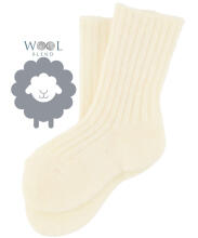 La bebe™ Wool Angora Socks Art.101878 Cream
