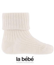 La bebe™ Wool Angora Socks Art.101878 Cream