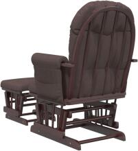 Bebe Basic Rocking Chair with Stool Art.103012 Brown  Kiiktool söötmiseks