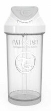 Twistshake Straw Cup Art.103065 White  Детский поильник с силиконовой трубочкой с 6+ мес,360 мл