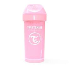 Twistshake Kid Cup Art.78279 Pastel Pink Kõva tilaga beebitass vanuses 12+ kuud, 360 ml