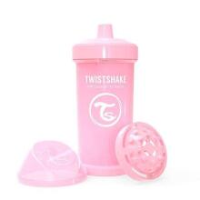 Twistshake Kid Cup Art.78279 Pastel Pink Kõva tilaga beebitass vanuses 12+ kuud, 360 ml