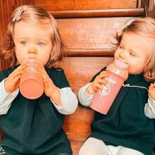 Twistshake Kid Cup Art.78279 Pastel Pink Kõva tilaga beebitass vanuses 12+ kuud, 360 ml
