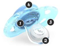 Twistshake Pacifier Art.78286 Pastel Pink