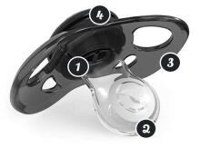 Twistshake Pacifier Art.78092 Black