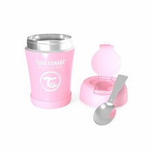 Twistshake Food Container Art.103117 Pastel Pink  Термос для еды из нержавеющей стали, 350мл
