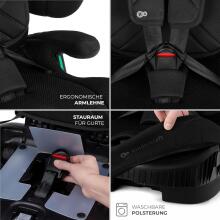 KinderKraft Fix2Go  i-Size Car Seat 76-150 cm Art.104696 Black Laste turvatool (9–36 kg)