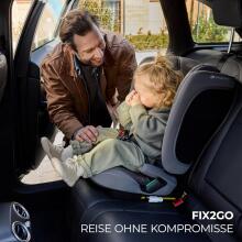 KinderKraft Fix2Go  i-Size Car Seat 76-150 cm Art.104696 Black Laste turvatool (9–36 kg)