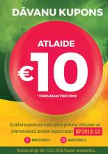 Dāvanu kupons 10 EUR BP2018-10