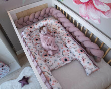 Baby Love Babynest Premium Spring Art.106032 Гнездышко – кокон для новорожденных Babynest