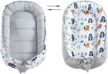 Minky Cotton Babynest Set Art.106037 Forest 90x50 cm