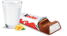 Kinder Chocolate Art.100304 Šokolaad piimaga, 50g