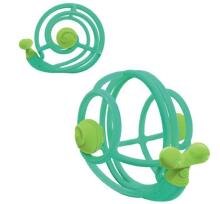 Mombella Deluxe Snail Teether Rattle  Art.P8082-2Attīstoša rotaļlieta Gliemežis